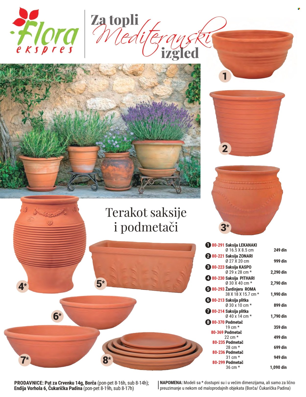Flora Ekspres katalog. Stranica 1