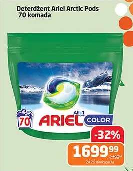 Deterdžent Ariel Arctic Pods 70 komada
