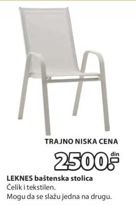 LEKNES BAŠTENSKA STOLICA