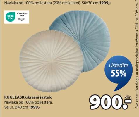 KUGLEASK UKRASNI JASTUK