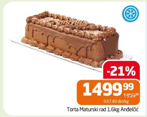 Torta Maturski rad 1.6kg Anđelić
