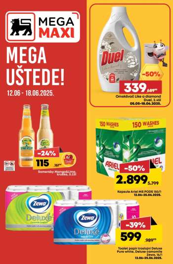 Mega Maxi katalog - 12.06.2025 - 18.06.2025.