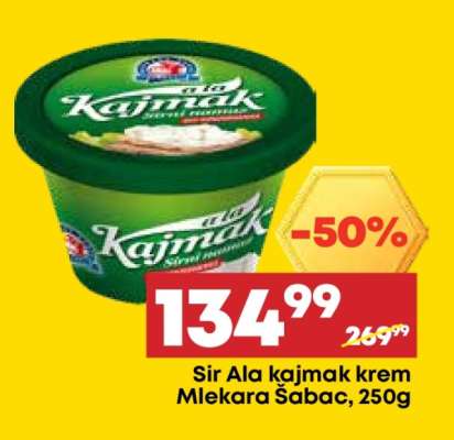 Sir Ala kajmak krem