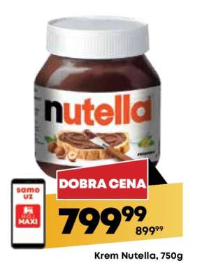 Krem Nutella, 750g