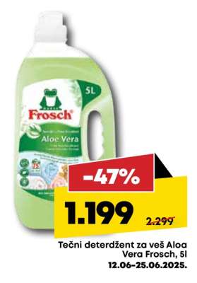 Tečni deterdžent za veš Aloa Vera Frosch, 5l