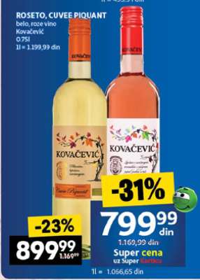 ROSETO, CUVEE PIQUANT