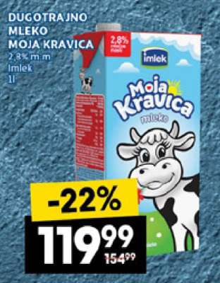 DUGOTRAJNO MLEKO Moja Kravica