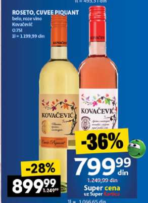 ROSETO, CUVEE PIQUANT