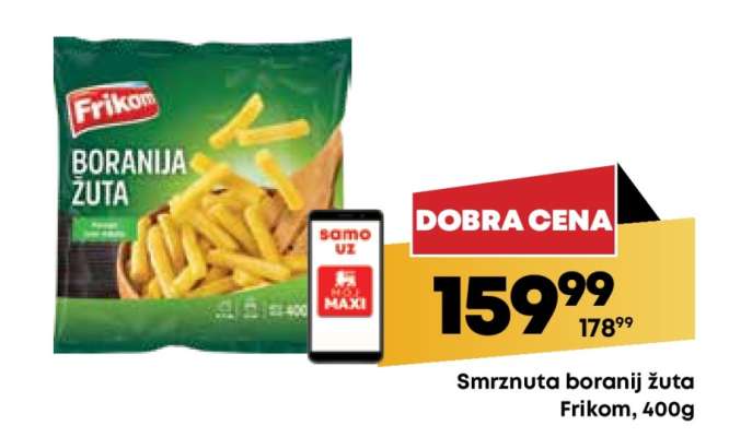 Smrznuta boranij žuta