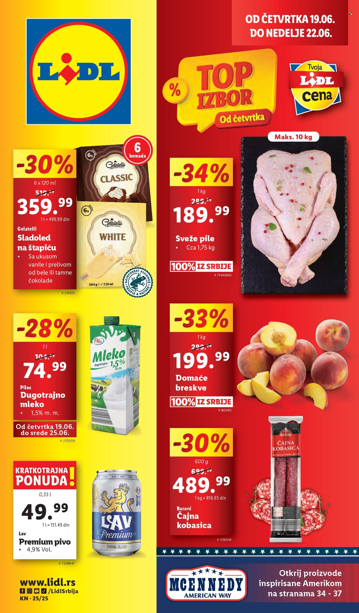 Lidl katalog - 19.06.2025 - 25.06.2025. Stranica 1