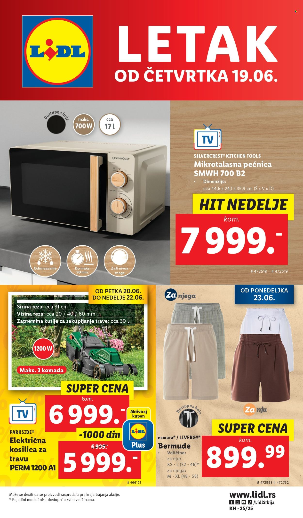 Lidl katalog - 19.06.2025 - 25.06.2025. Stranica 1