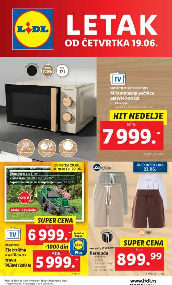 Lidl katalog - 19.06.2025 - 25.06.2025.