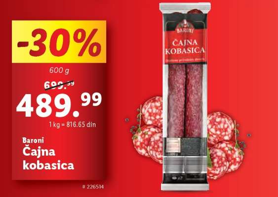Baroni Čajna kobasica