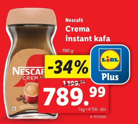Nescafé Crema instant kafa