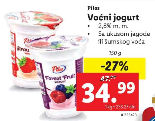 Pilos Voćni jogurt
