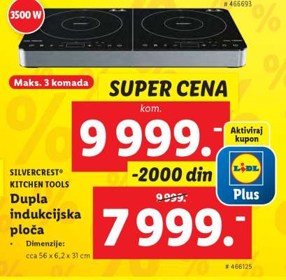Dupla indukcijska ploča