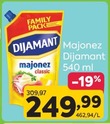 Majonez Dijamant 540 ml