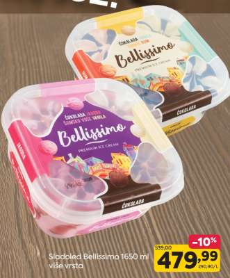 Sladoled Bellissimo 1650 ml