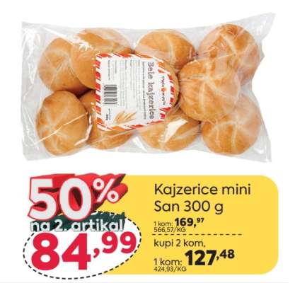 Kajzerice mini San 300 g