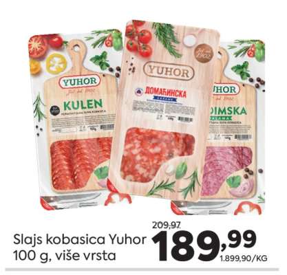 Slajs kobasica Yuhor