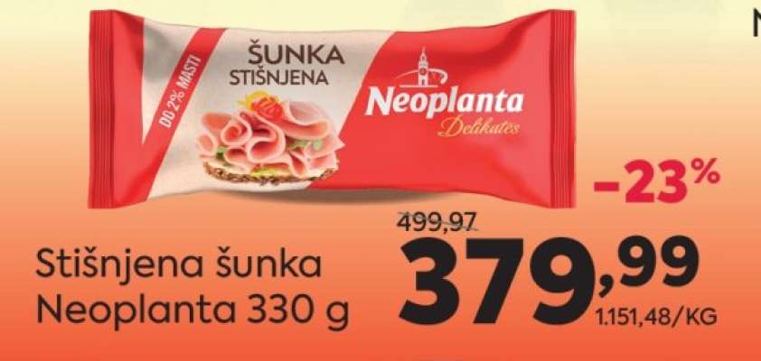 Stišnjena šunka Neoplanta 330 g