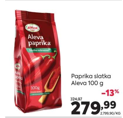 Paprika slatka Aleva 100 g