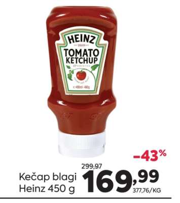 Kečap blagi Heinz 450 g