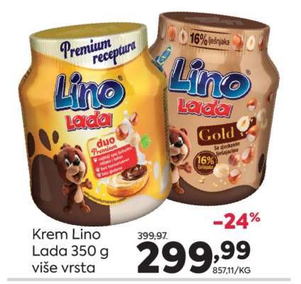 Krem Lino Lada 350 g više vrsta