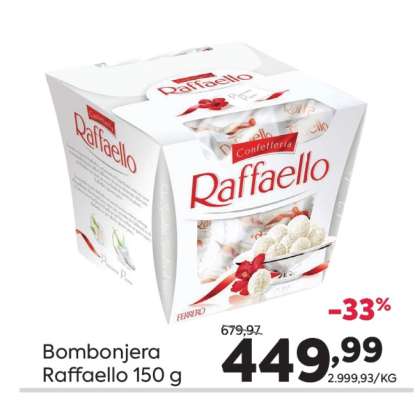 Bombonjera Raffaello 150 g