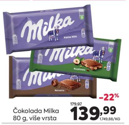 Čokolada Milka