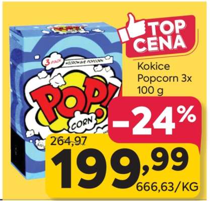 Kokice Popcorn 3x 100 g