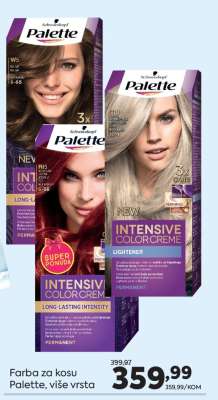 Farbe za kosu Palette, više vrsta