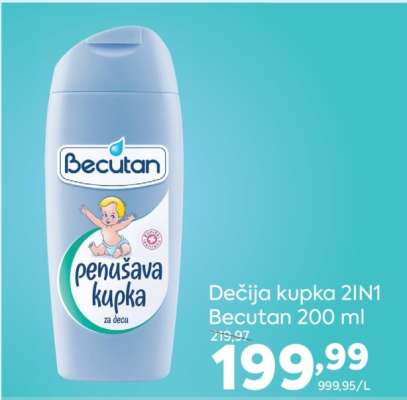 Dečija kupka 2IN1 Becutan 200 ml