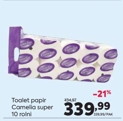 Toalet papir Camelia super 10 rolni