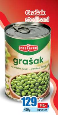 Grašak sterilisan