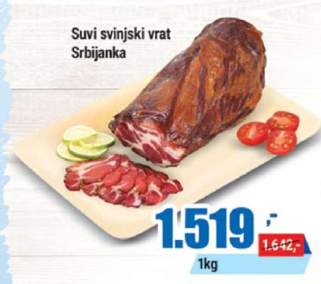 Suvi svinjski vrat Srbijanka