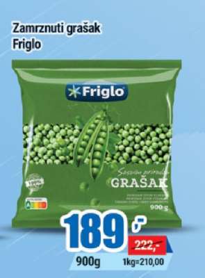 Zamrznuti grašak Friglo