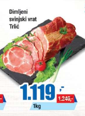 Dimljeni svinjski vrat Trlić