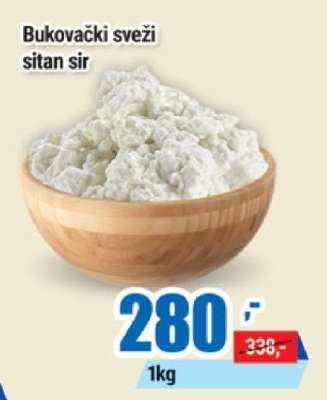 Bukovački sveži sitan sir