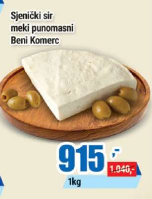 Sjenički sir meki punomasni Beni Komerc