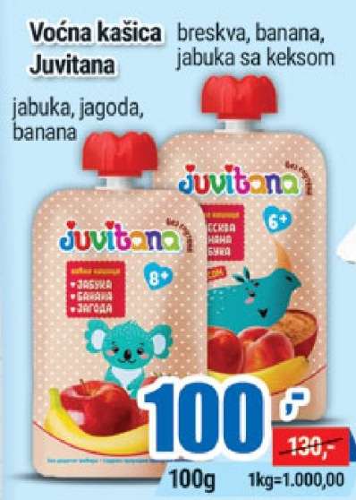 Voćna kašica Juvitana