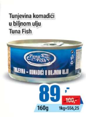 Tunjevina komadići u biljnom ulju