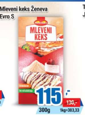 Mleveni keks Ženeva