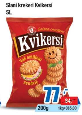 Slani krekeri Kvikersi