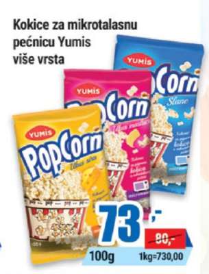 Kokice za mikrotalasnu pećnicu Yumis