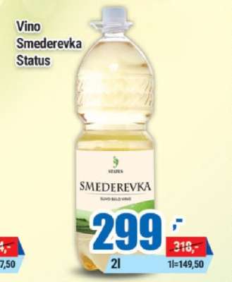 Vino Smederevka Status