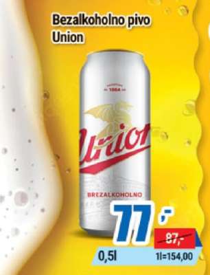 Bezalkoholno pivo Union