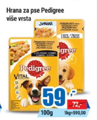 Hrana za pse Pedigree