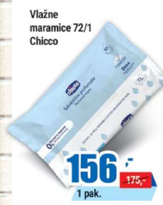 Vlažne maramice 72/1 Chicco
