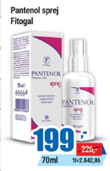 Pantenol sprej Fitogal
